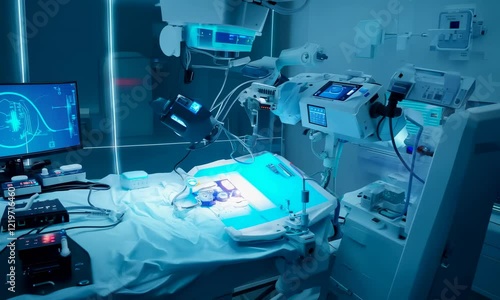 Robotic surgery system performing complex procedure in operating room