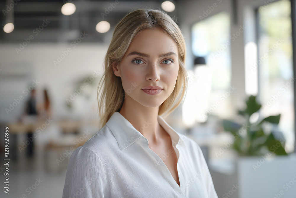 A female team leader stands at the forefront of a collaborative office environment, guiding her colleagues through a corporate project. A female team leader stands at the forefront of a collaborative office environment, guiding her colleagues through a corporate project.
