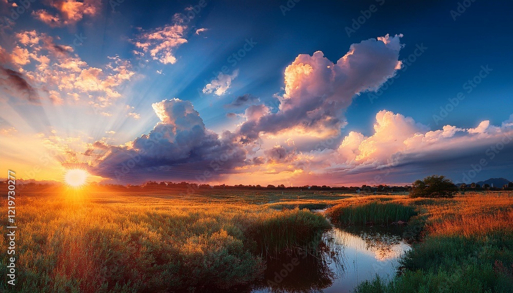 Obraz premium stunning summer sky