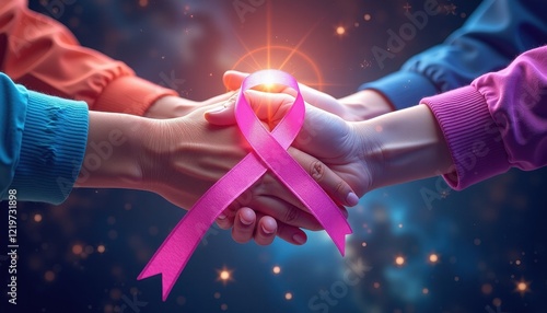 World Cancer Day: Wear Pink for Breast Cancer Awareness Ribbon Campaign photo