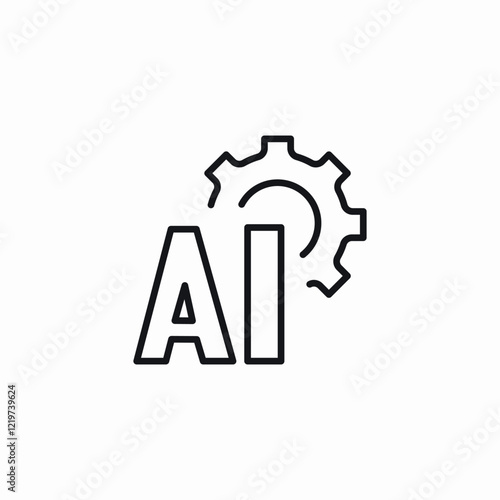 ai customized icon sign vector