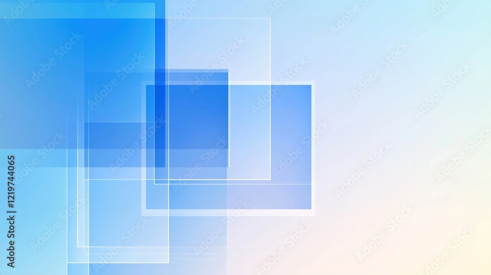 Abstract background design with layered blue rectangles, gradient. Modern minimal graphic layout for templates presentations. Clean design with smooth transitions of color. Concept for business Abstract background design with layered blue rectangles, gradient. Modern minimal graphic layout for templates presentations. Clean design with smooth transitions of color. Concept for business