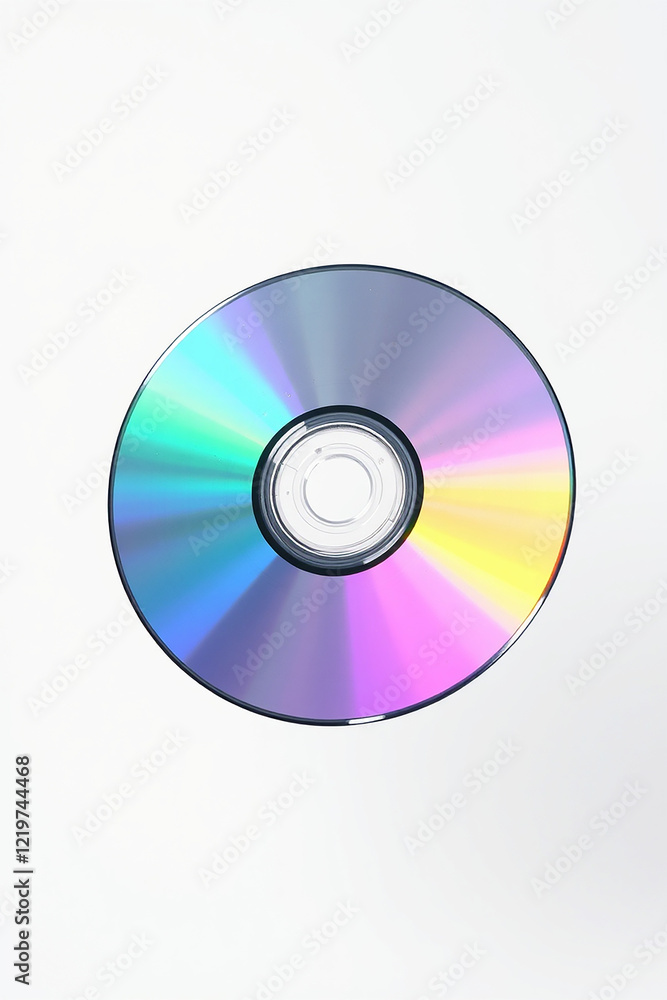 Compact Disc (CD) on white background Compact Disc (CD) on white background