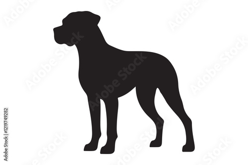 Dog silhouette