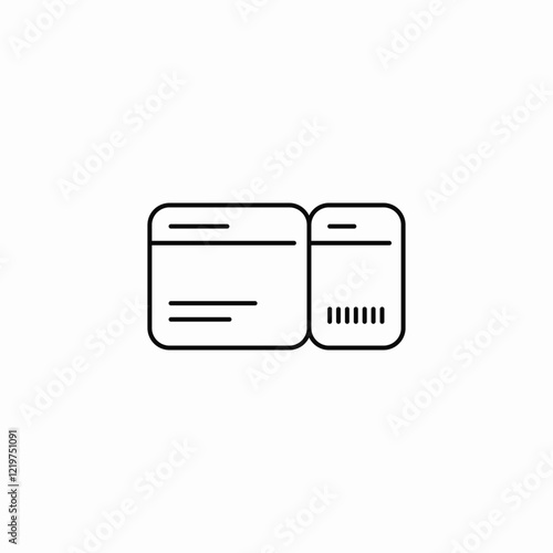 web program tabs icon sign vector