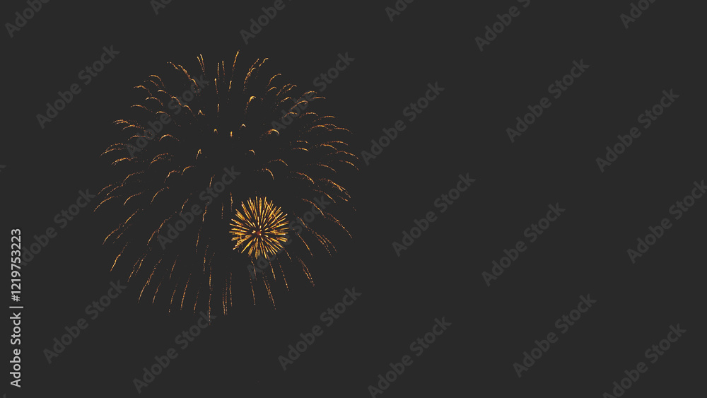 Colourful fireworks sharp in the black dark skies celebration holidays Colourful fireworks sharp in the black dark skies celebration holidays