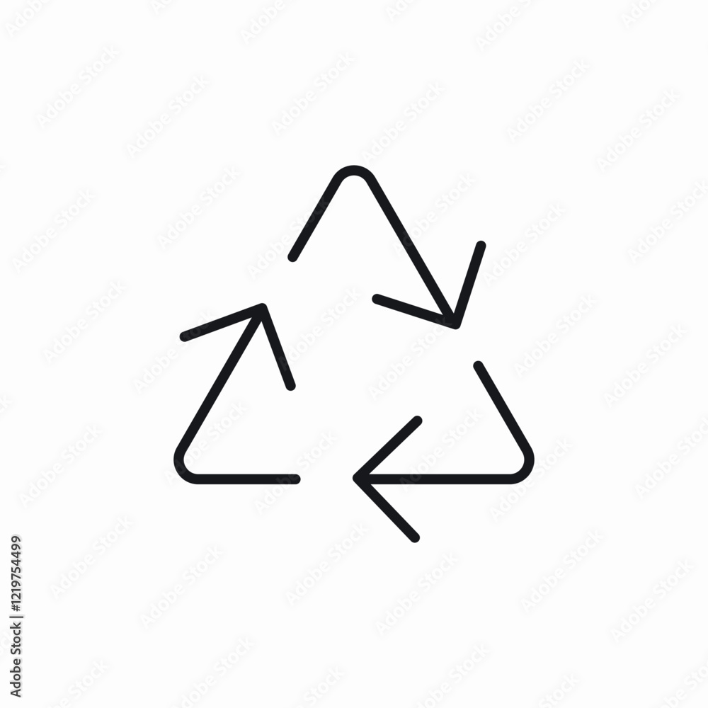 recycling action icon sign vector recycling action icon sign vector