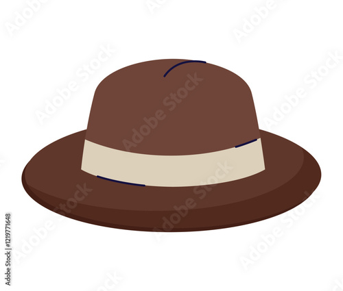 Brown hat icon