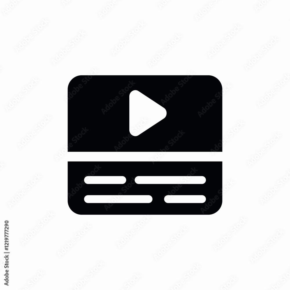 video embedded subtitles icon sign vector video embedded subtitles icon sign vector
