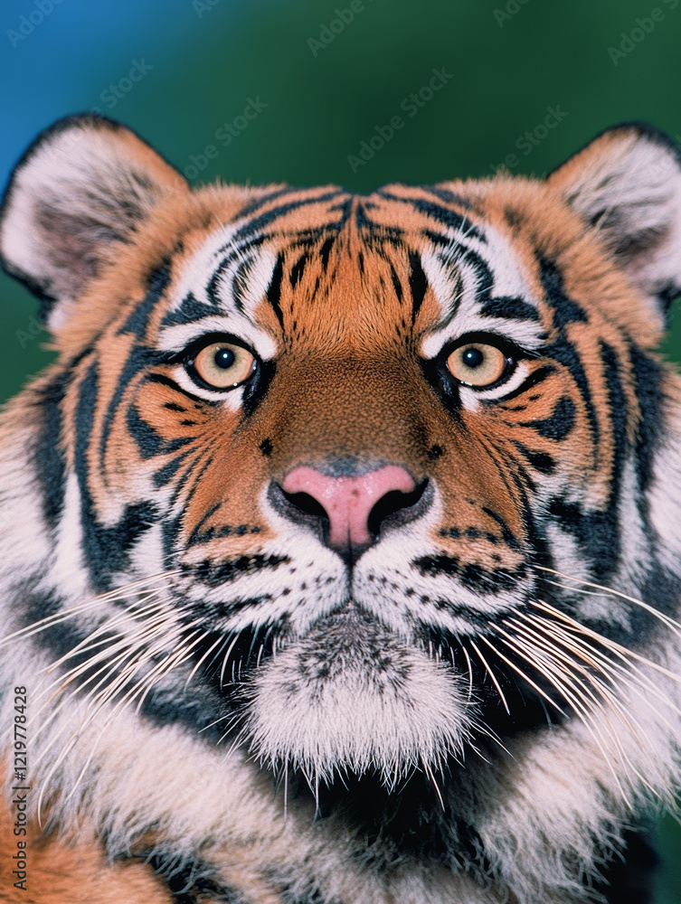 Fototapeta premium tiger, close up zoo and wildlife