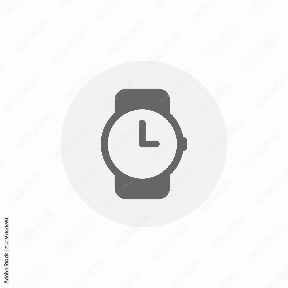 hand watch icon sign vector hand watch icon sign vector