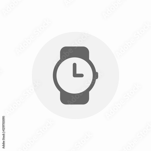 hand watch icon sign vector