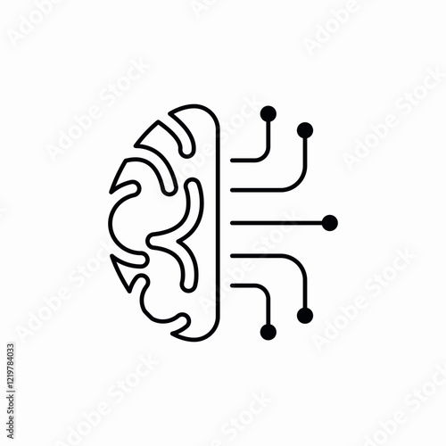intelligence enhancement icon sign vector