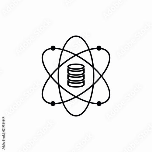 science data icon sign vector