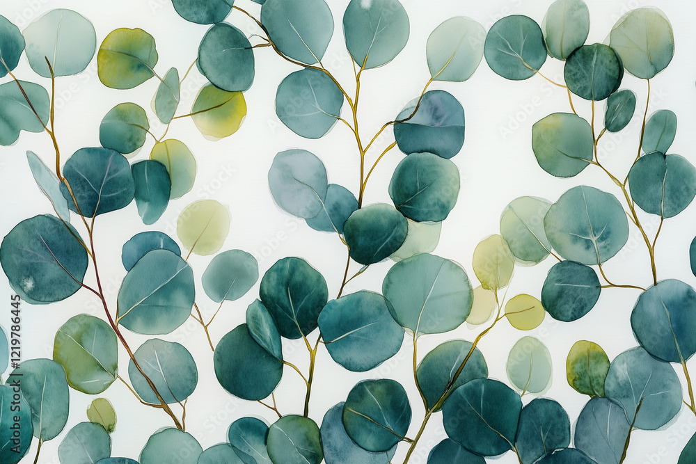 eucalyptus sprigs in soothing greens eucalyptus sprigs in soothing greens