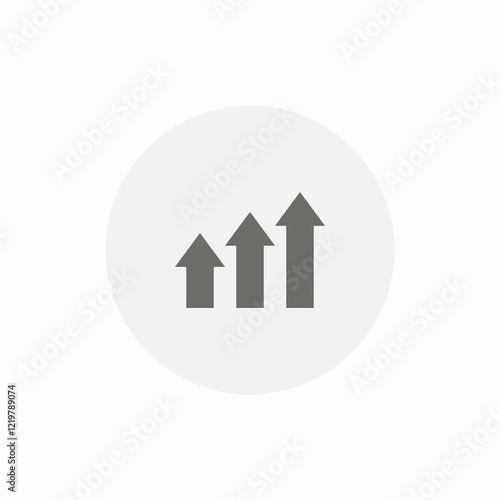 up arrows icon sign vector