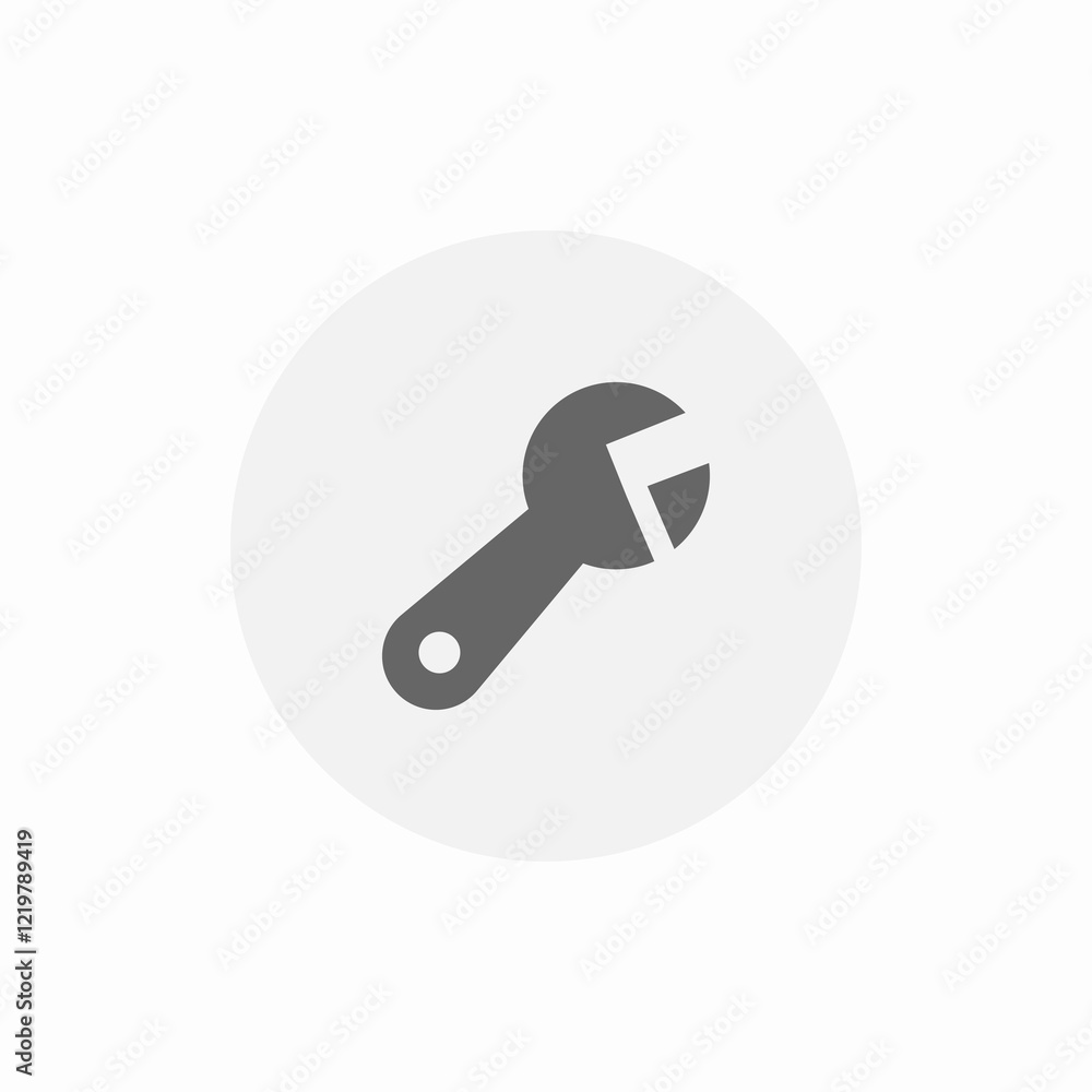 wrench tool icon sign vector wrench tool icon sign vector