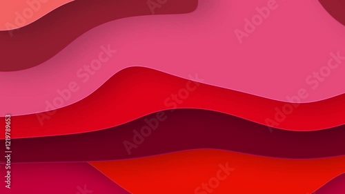 abstract red background with waves
