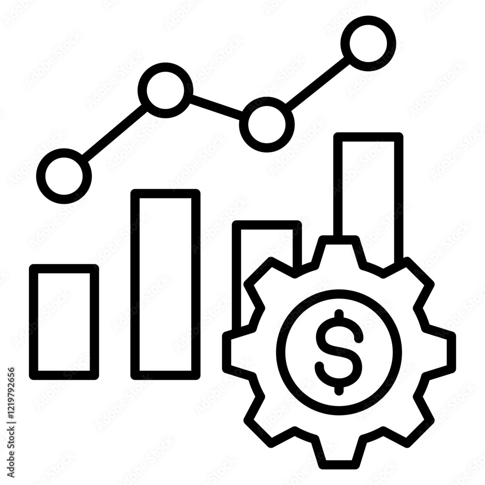 Obraz premium Financial Management icon