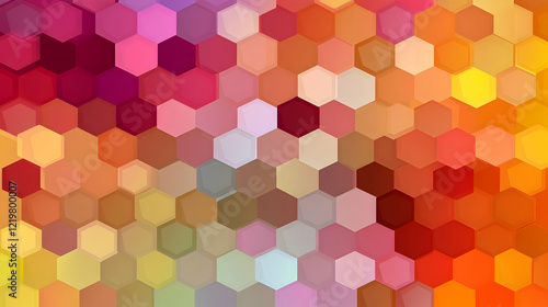 Wallpaper Mural Abstract hexagon pattern background design Torontodigital.ca