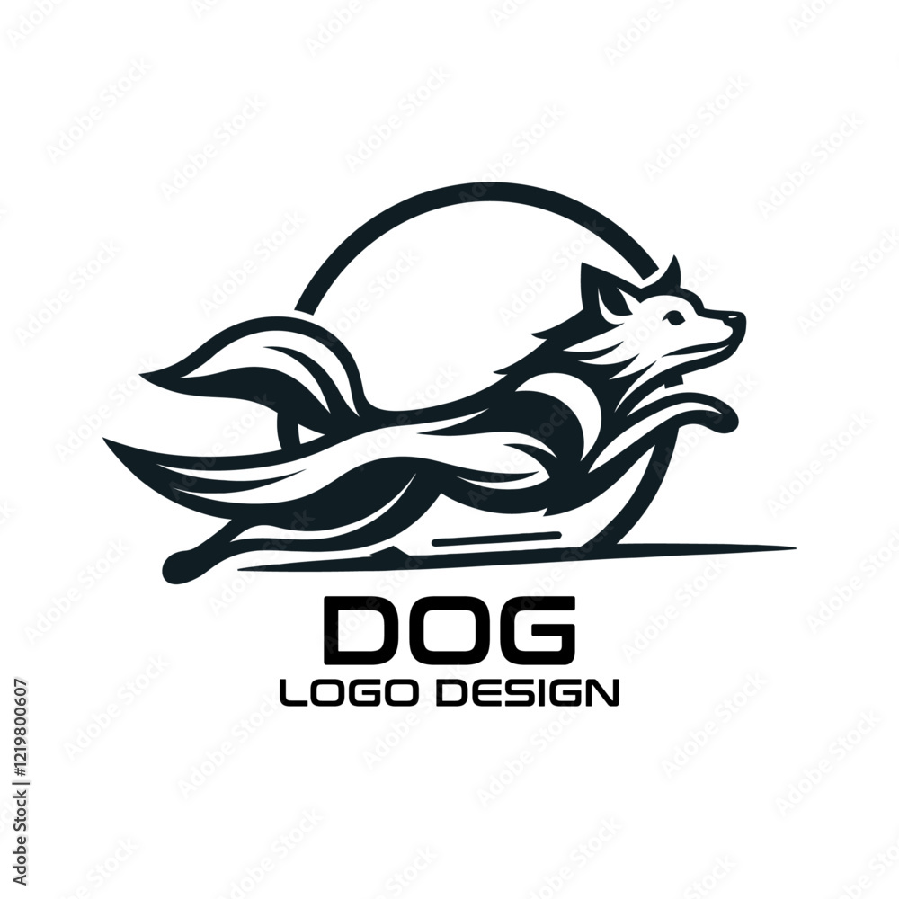 Obraz premium Dog Vector Logo Design
