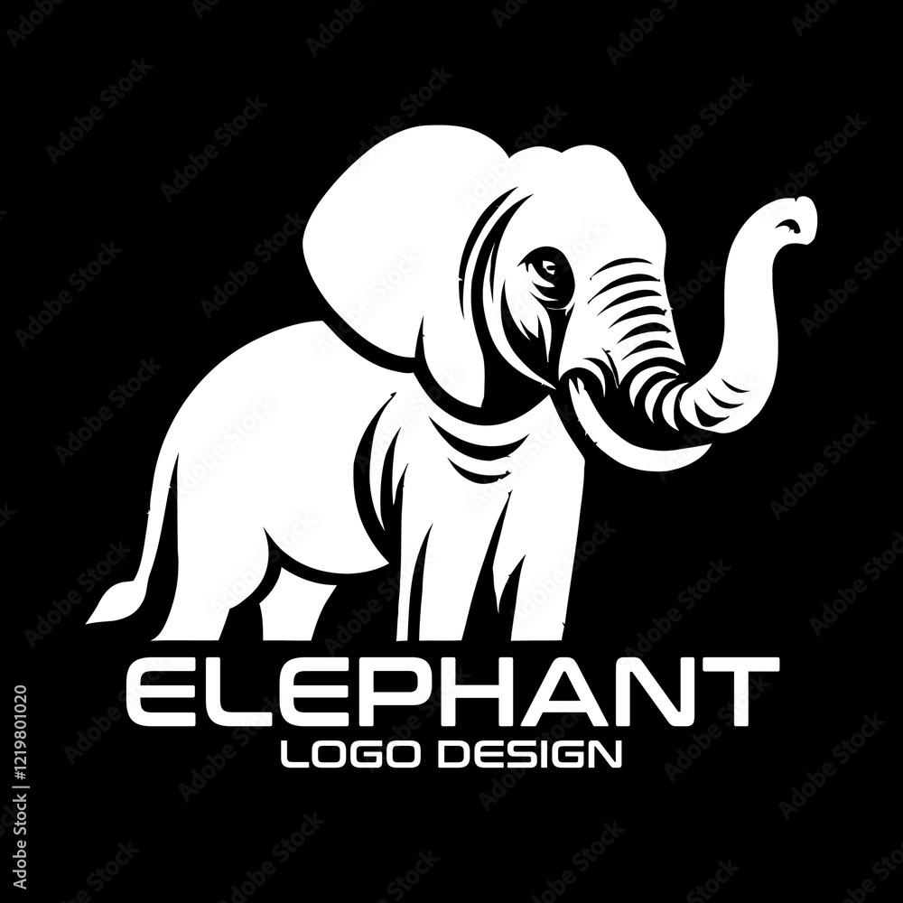 Obraz premium Elephant Vector Logo Design