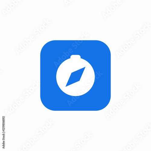 compass directions icon sign vector