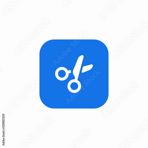 cutting scissors icon sign vector