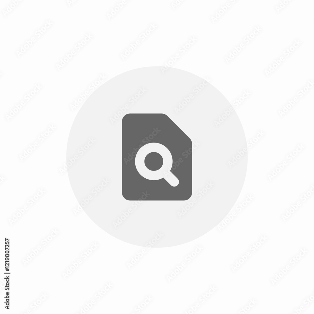 folder search icon sign vector folder search icon sign vector