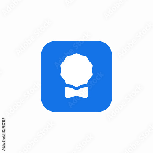 medal certified icon sign vector