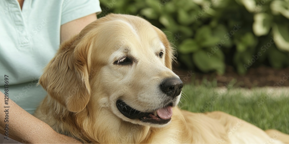Animal therapy sessions with dogs in serene garden setting, capturing joyful interactions and emotional connections between participants and pets. Animal therapy sessions with dogs in serene garden setting, capturing joyful interactions and emotional connections between participants and pets.