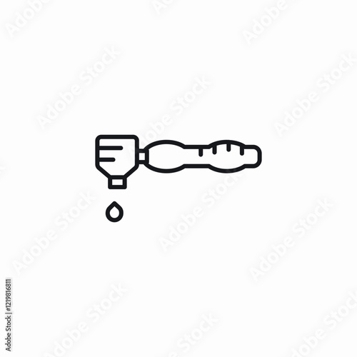 coffee drops icon sign vector