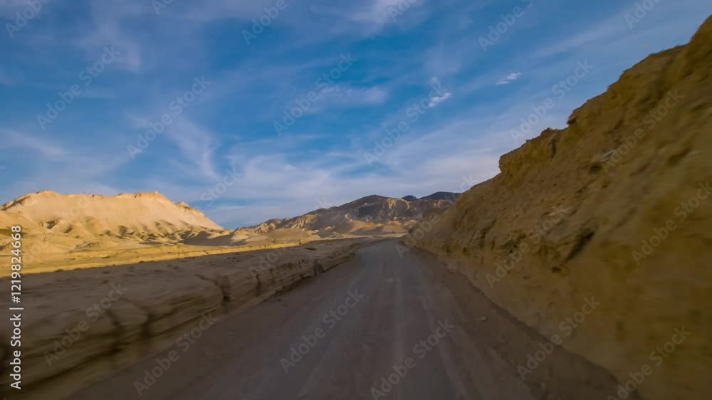 Witness the stunning scenery along the Twenty Mule Team Canyon Road in Death Valley National Park, California, a highlight for visitors and adventurers. Witness the stunning scenery along the Twenty Mule Team Canyon Road in Death Valley National Park, California, a highlight for visitors and adventurers.