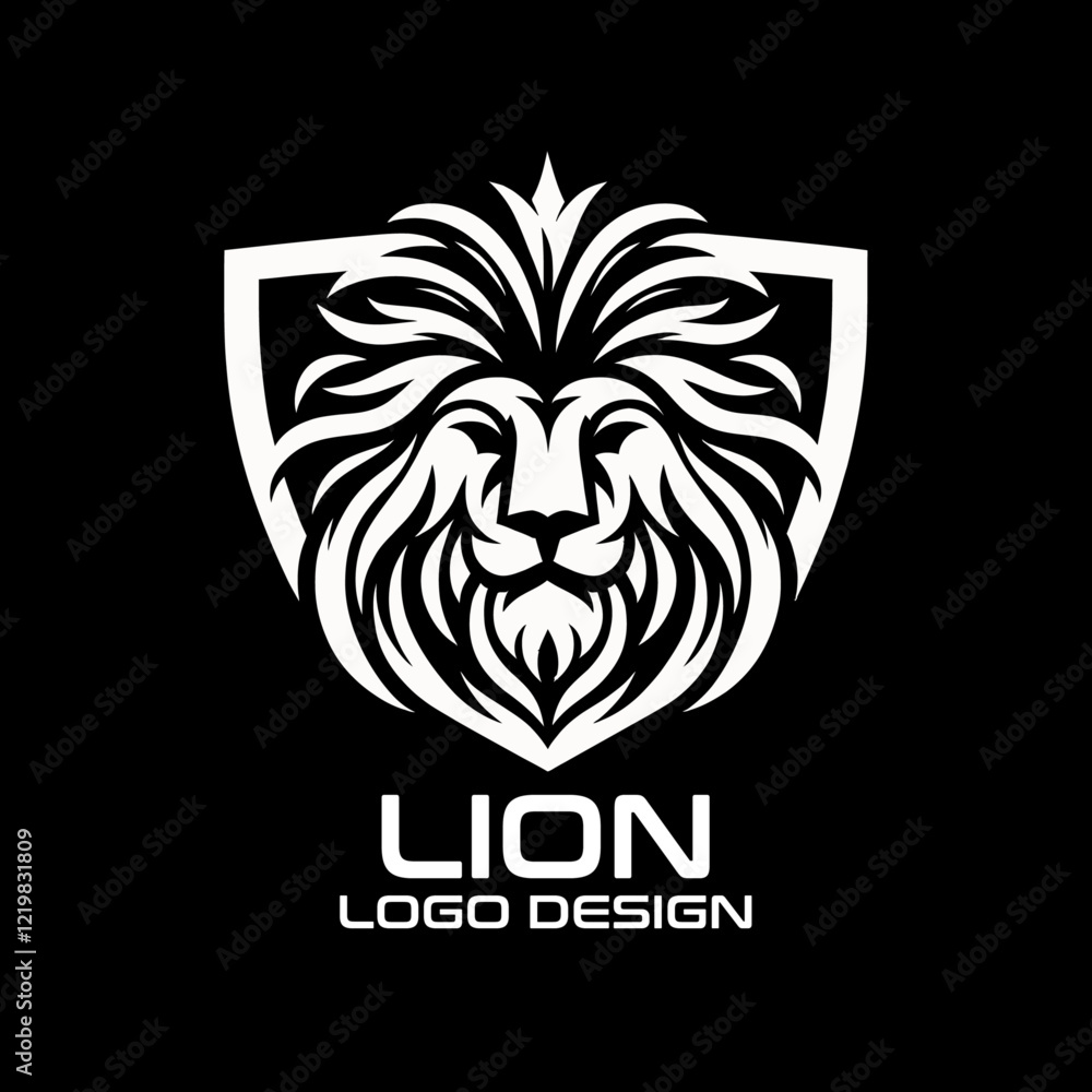 Fototapeta premium Lion Vector Logo Design