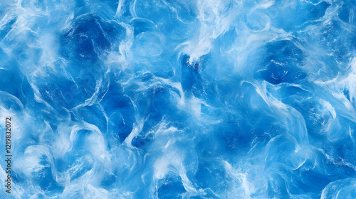 Wallpaper Mural Abstract ocean wave texture, aerial view, background design Torontodigital.ca