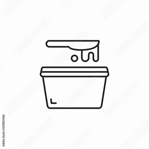 liquid meal icon sign vector