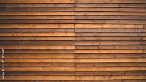 A close-up view of beautifully arranged wooden planks, showcasing warm brown tones and varying textures, perfect for interior or exterior design.