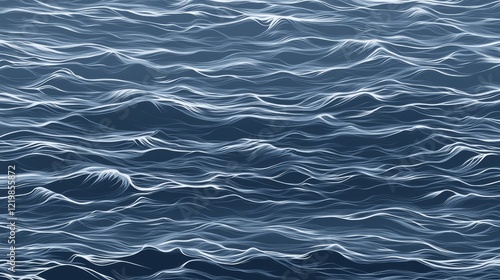 Abstract Ocean Waves Line A...