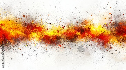 Abstract Orange and Yellow ...