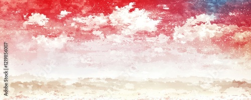 Abstract Watercolor Landsca...