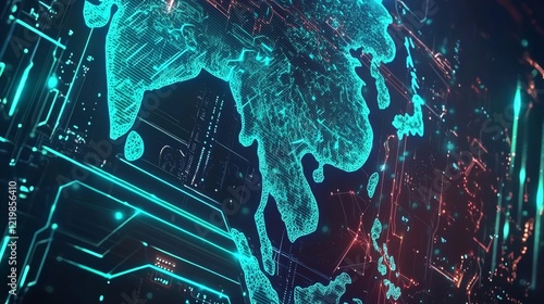 Global Network Teal and Ora...