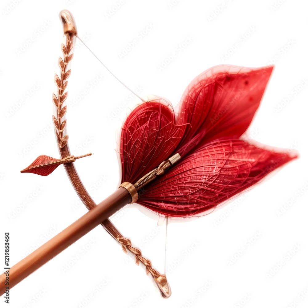 Red Bow and Arrow, Symbol of Love and Romance 2025 Red Bow and Arrow, Symbol of Love and Romance 2025