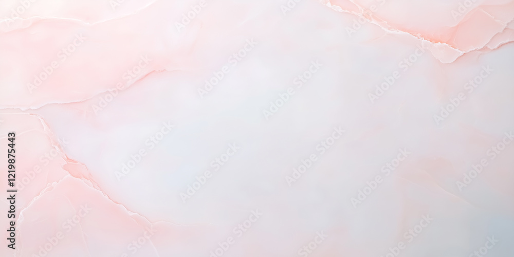 Fototapeta premium Soft pink marble texture with subtle veins and smooth finish. Ideal for backgrounds.