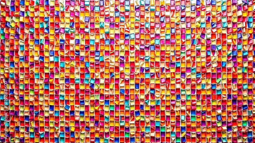 Mosaic Art Explosion - Colorful Texture Mosaic Art Explosion - Colorful Texture