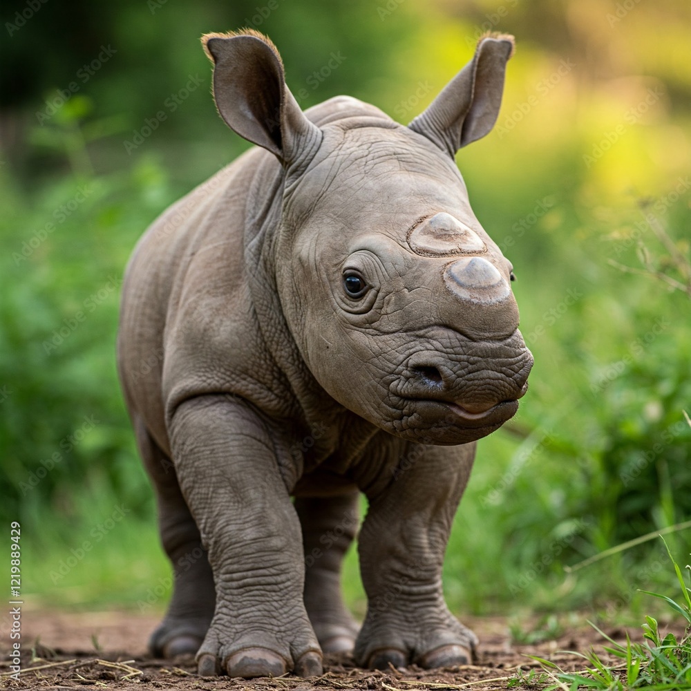 Obraz premium Nashornbaby
