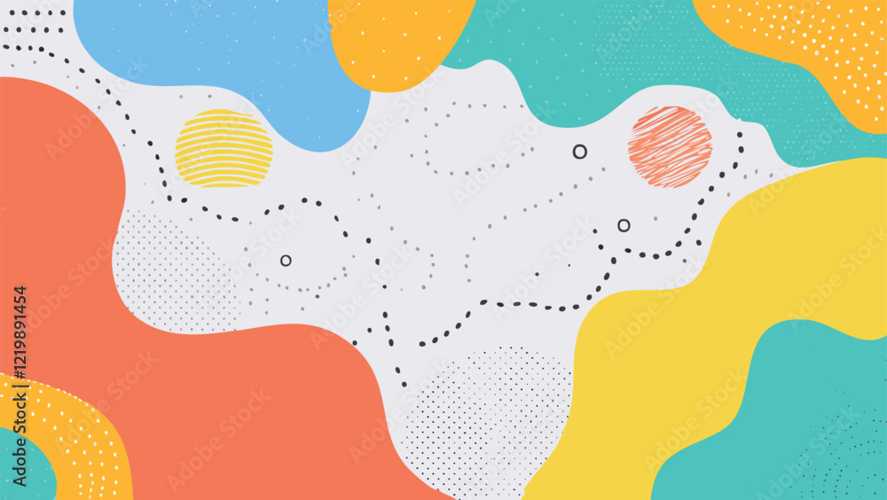 Template simple design with abstract objects, simple background vector illustration. Template simple design with abstract objects, simple background vector illustration.