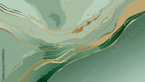 Abstract, marble texture, watercolor background, with golden lines, geometric, luxury wallpaper for posters, banners, stone texture.