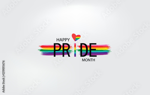 An artistic depiction for LGBT History Month highlighting vibrant colors