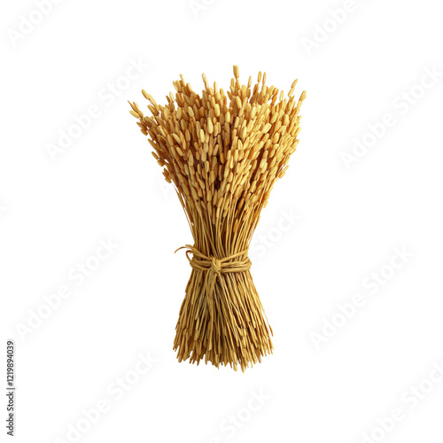 Golden Wheat Sheaf Symbol of Harvest and Abundance
