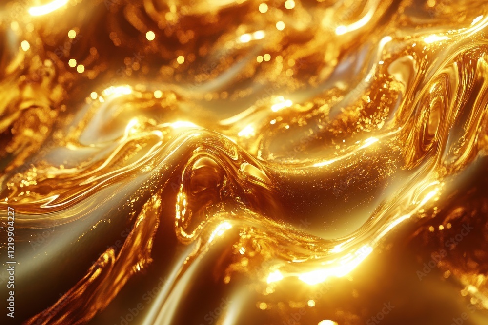 Abstract Liquid Gold Background with Textured Waves and Shiny Motion Effects Abstract Liquid Gold Background with Textured Waves and Shiny Motion Effects